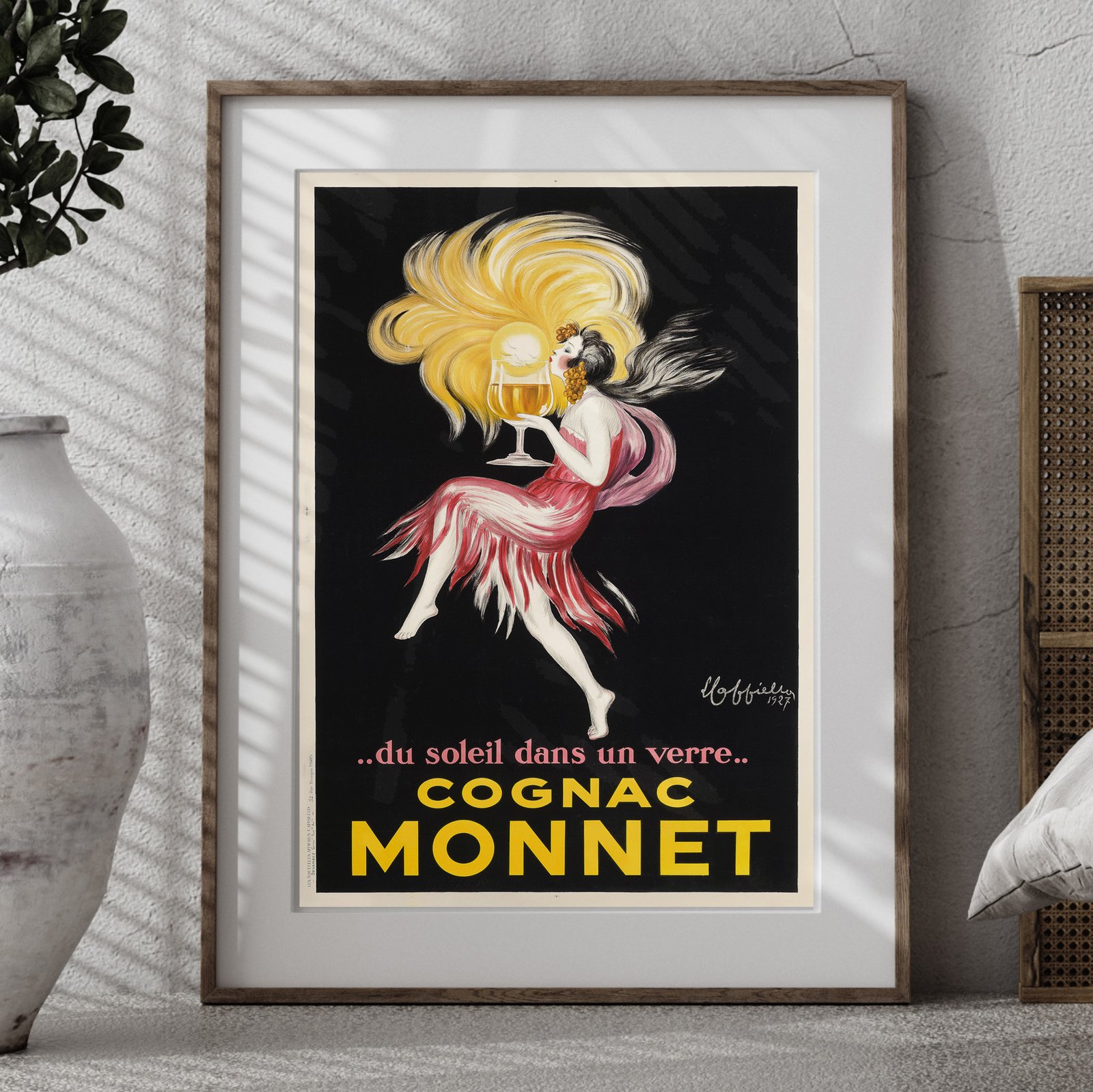 Cognac Monnet | Leonetto Cappiello | 1927 | Vintage Ads | Wall Art